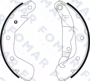 FOMAR FRICTION fo9102 -  Комплект тормозных колодок